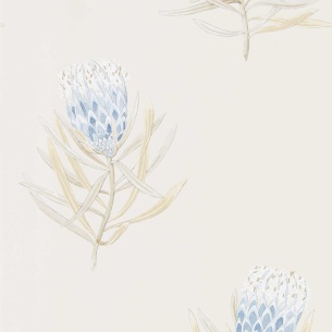 Non-Woven Wallpaper Protea Flower 216327