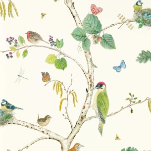 Флизелиновые обои Woodland Chorus 217230